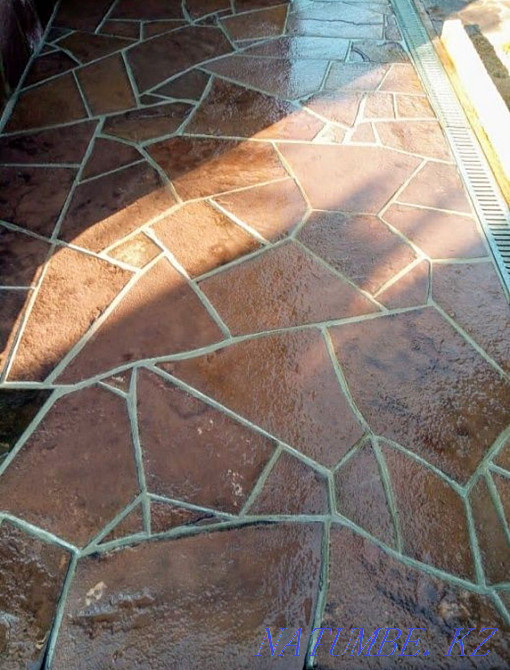 Сенімді команда. Тротуар тақтасы. Гранитті, травертинді орнату.  Алматы - изображение 8
