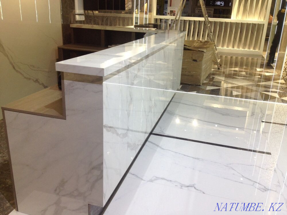 Фотоға керамикалық гранит плиткаларын салған плитка менің жұмысым  Алматы - изображение 4