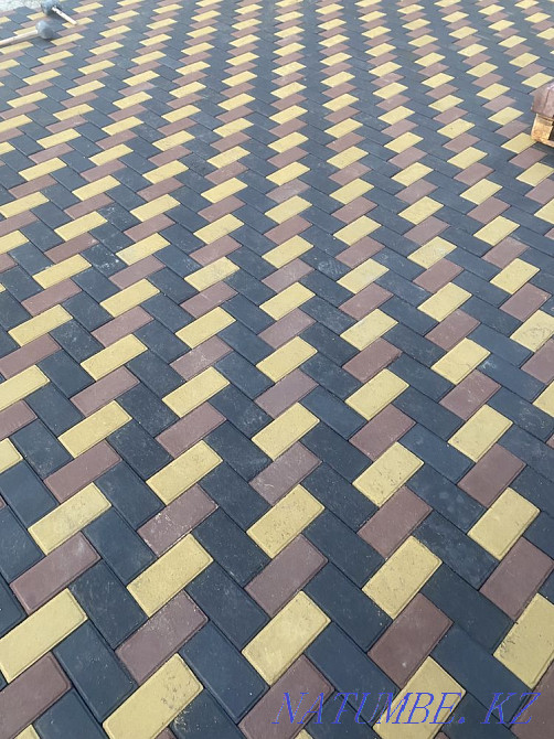 Тротуарлар мен брусчаткаларды төсеу  Алматы - изображение 1