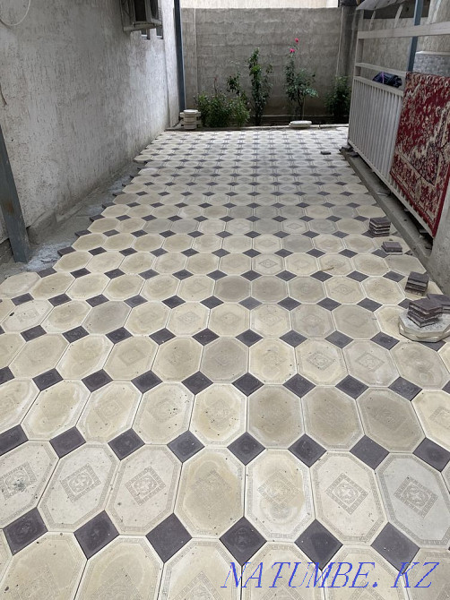 Тротуарлар мен брусчаткаларды төсеу  Алматы - изображение 6