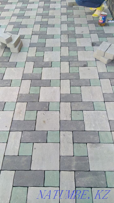 Тротуарлар мен брусчаткаларды төсеу  Алматы - изображение 5