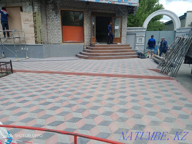 Laying paving stones (tiles) of any complexity. Semey - photo 2