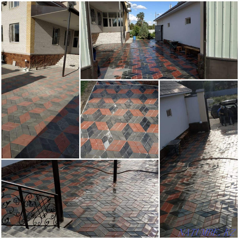 Laying paving stones (tiles) of any complexity. Semey - photo 4