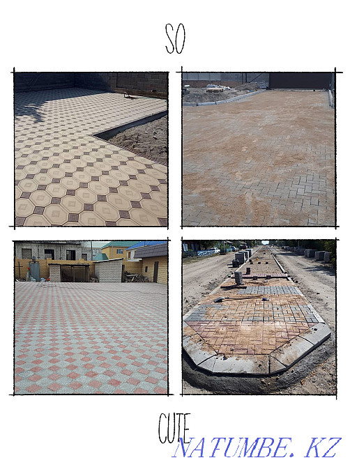 Laying paving stones (tiles) of any complexity. Semey - photo 8