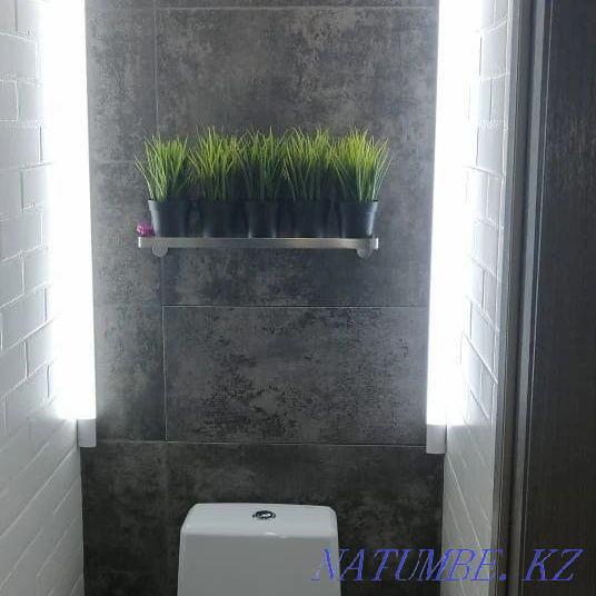 Кафельные работы любой сложности, санузел под ключ! Керама, гипсакарто Усть-Каменогорск - изображение 3