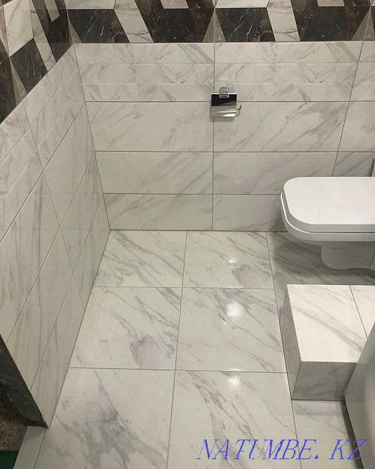 Плитка төсеу, фарфор плиткалары!  Өскемен - изображение 4