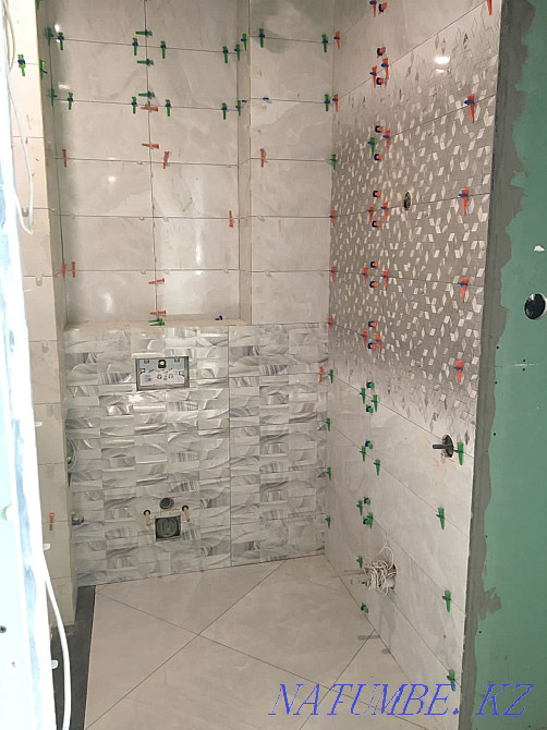 Tiling laying! Bathrooms turnkey! Astana - photo 5