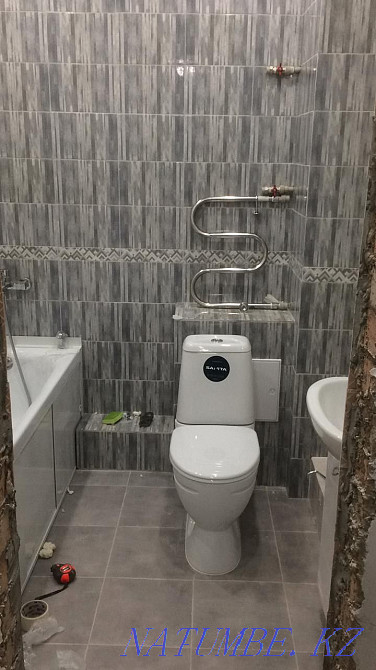 Tiling laying! Bathrooms turnkey! Astana - photo 2
