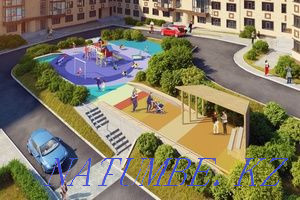 Accomplishment. Paving stone, Border Curb, Lawn, Pine, Spruce, Asphalt. Astana - photo 1