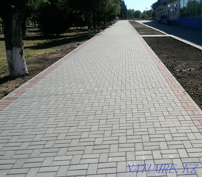 Paving stone laying! Kokshetau - photo 3