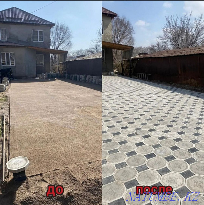 Professional paver laying Almaty - photo 3