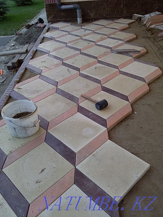 Paving stones t?leymіz, laying tiles Atyrau - photo 6