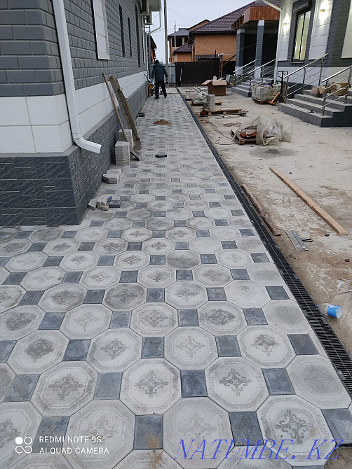 Paving stones t?leymіz, laying tiles Atyrau - photo 1