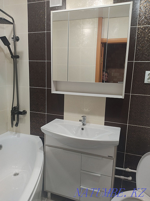 Ремонт ванной комнаты ,укладка кафельной плитки , керамогранит ! Рудный - изображение 1