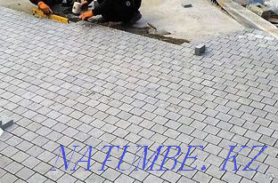 Laying paving stones and tiles, curbs, curbs, we lay quickly and with high quality Almaty - photo 5
