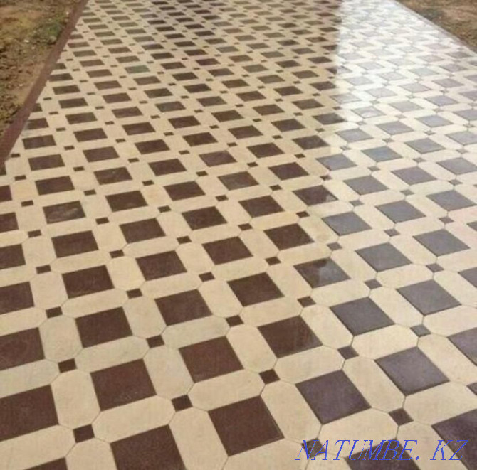 Laying paving stones and tiles, curbs, curbs, we lay quickly and with high quality Almaty - photo 4