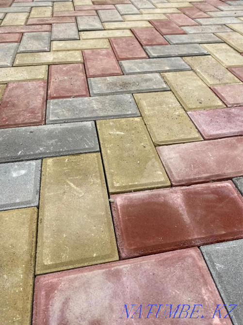 Laying of paving slabs, paving stones, installation of curbs Qaskeleng - photo 6