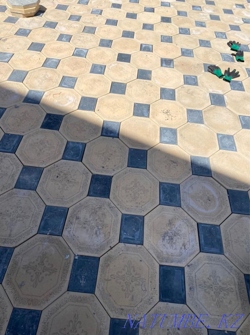 Laying of paving slabs, paving stones, installation of curbs Qaskeleng - photo 3