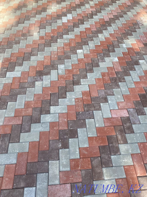 Professional paver laying Алмалы - photo 2