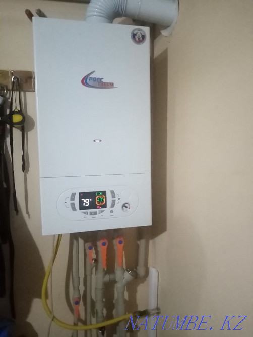 Tile laying. The ceiling is plastic. Installation of gas boilers. Shymkent - photo 3