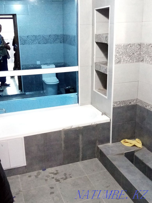Tile laying. The ceiling is plastic. Installation of gas boilers. Shymkent - photo 5