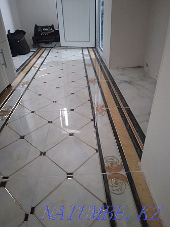 Laying tiles, ceramic granite, experienced tile, mosaic with a guarantee Shymkent - photo 2