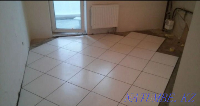 Laying tiles, ceramic granite, experienced tile, mosaic with a guarantee Shymkent - photo 7