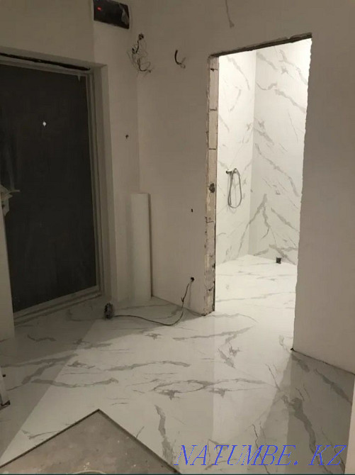 Laying tiles, ceramic granite, experienced tile, mosaic with a guarantee Shymkent - photo 8
