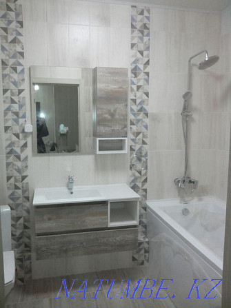 We will lay out: tiles, porcelain tiles, kitchen apron, turnkey bathtubs. Kostanay - photo 3