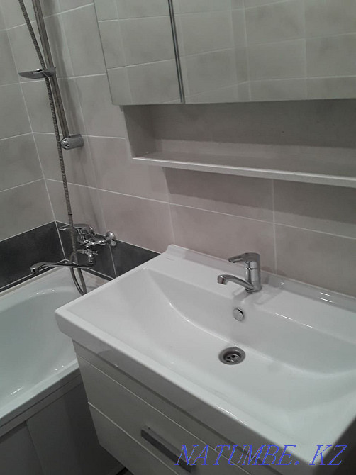 Біз төсейміз: плиткалар, фарфор плиткалары, ас үй алжапқышы, кілтке арналған ванналар.  Қостанай  - изображение 1