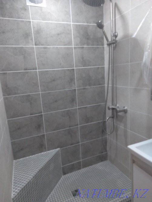 Біз төсейміз: плиткалар, фарфор плиткалары, ас үй алжапқышы, кілтке арналған ванналар.  Қостанай  - изображение 7