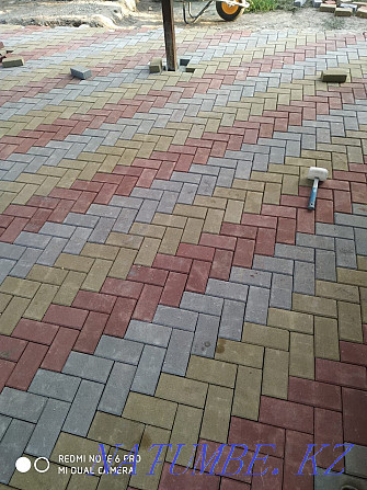 Laying paving stones of all types quickly and efficiently Almaty - photo 1