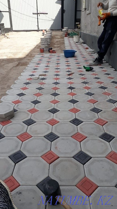 Laying paving stones of all types quickly and efficiently Almaty - photo 8