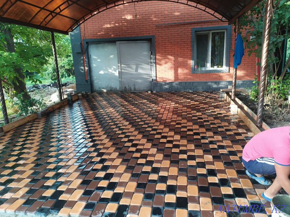 Laying paving stones of all types quickly and efficiently Almaty - photo 5