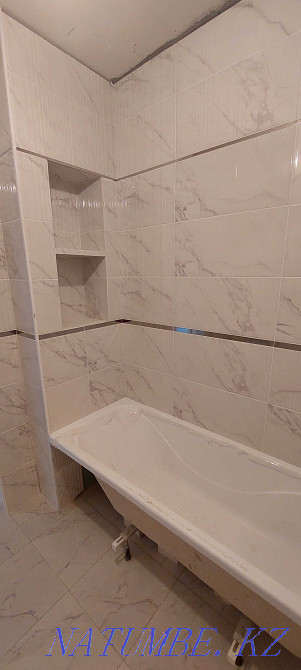 Укладка кафеля любой сложности качественно и в срок. Актобе - изображение 2