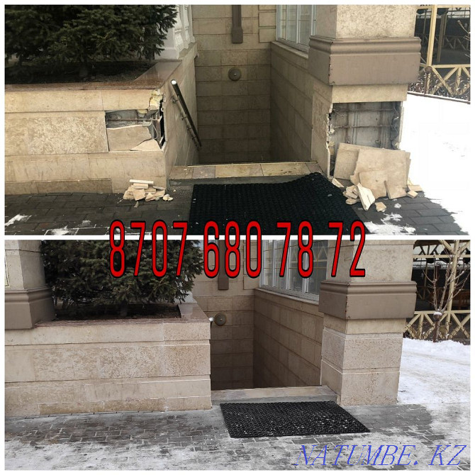 Restoration. Repair.granite. marble .travertine Almaty - photo 1
