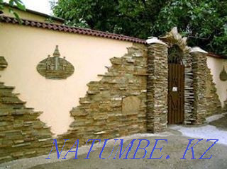Decorative stones paving stones balusters columns paving slabs 3D panel Atyrau - photo 1