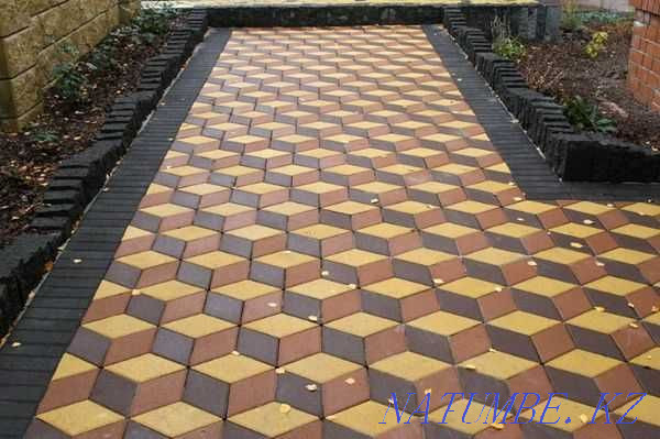 Laying paving stones and paving slabs Aqtobe - photo 1