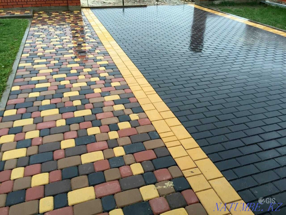 Laying paving stones and paving slabs Aqtobe - photo 3