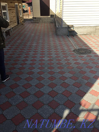Укладка тротуарной плиты, брусчатка Семей - изображение 4
