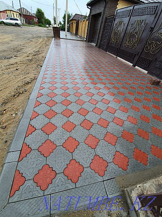 Укладка тротуарной плиты, брусчатка Семей - изображение 3
