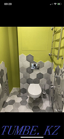 Tiler, small-term works, turnkey bathrooms, laying tiles Astana - photo 5