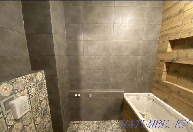 Tiler, small-term works, turnkey bathrooms, laying tiles Astana - photo 4