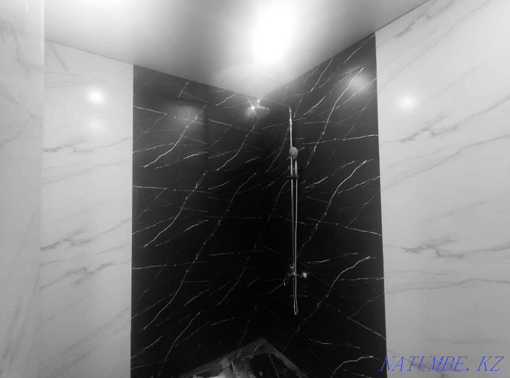 Laying tiles, turnkey sanitary units, high quality! Astana - photo 2