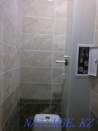 I will lay out the tiles installation of plumbing Kostanay - photo 1
