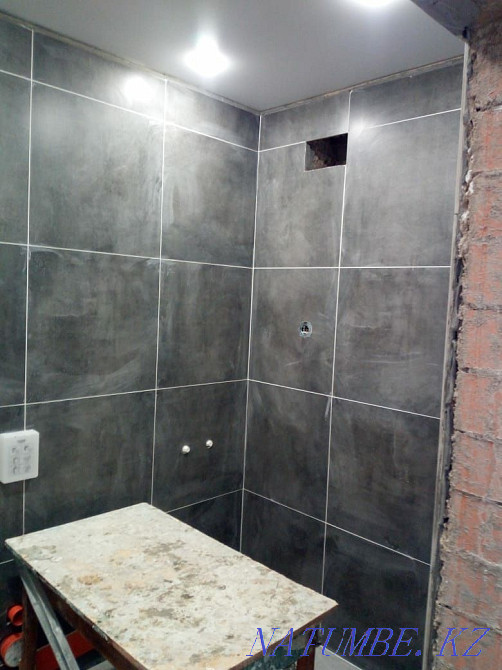 Услуги укладки кафеля, фартук сан,узел мазайка керамогранит. Кокшетау - изображение 2
