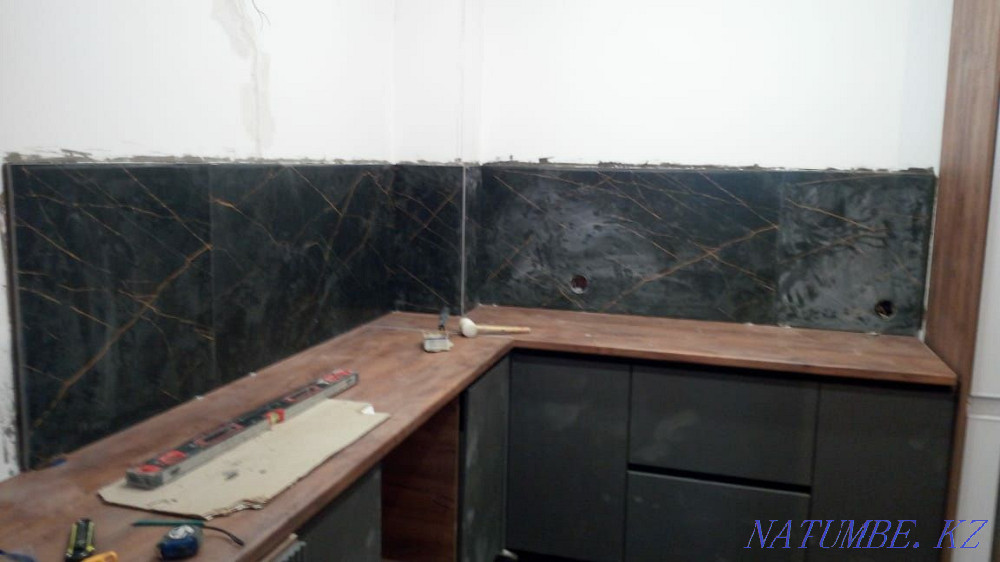 Услуги укладки кафеля, фартук сан,узел мазайка керамогранит. Кокшетау - изображение 3