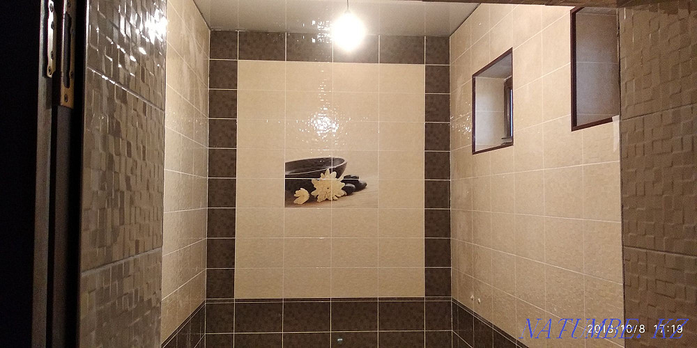 Tile laying. Baths, saunas 'under the tree' Shymkent - photo 4