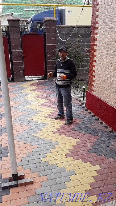Laying paving stones of any complexity Almaty - photo 5