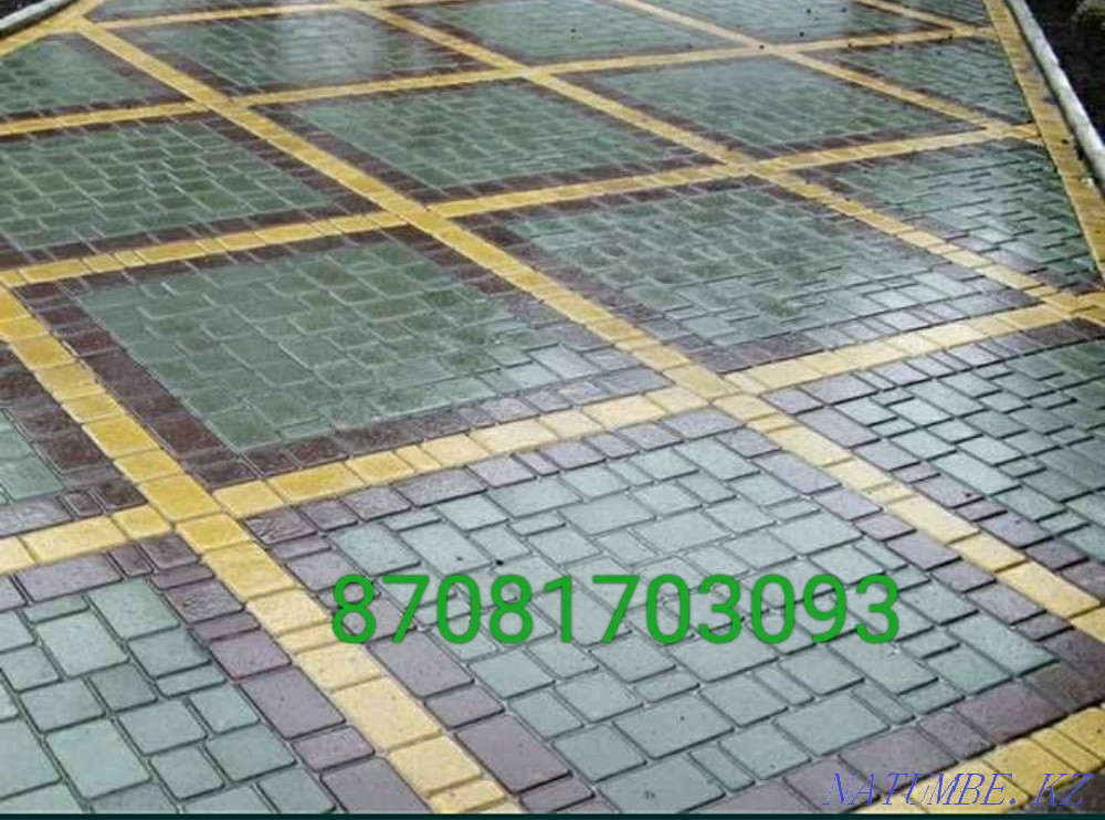 Укладка брусчатка тротуарная плитка Алматы - изображение 5